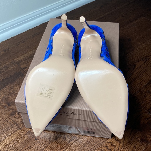 Gianvito Rossi Camoscio Ming Heels New - Picture 7 of 11